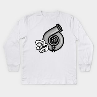 What does the turbo say? Kids Long Sleeve T-Shirt